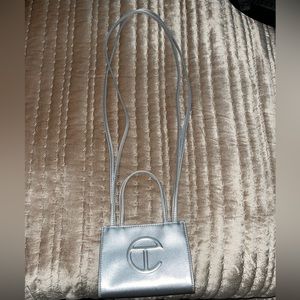 Mini silver Telfar